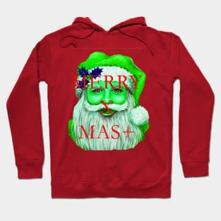 MERRY X MAS with santa claus Hoodie